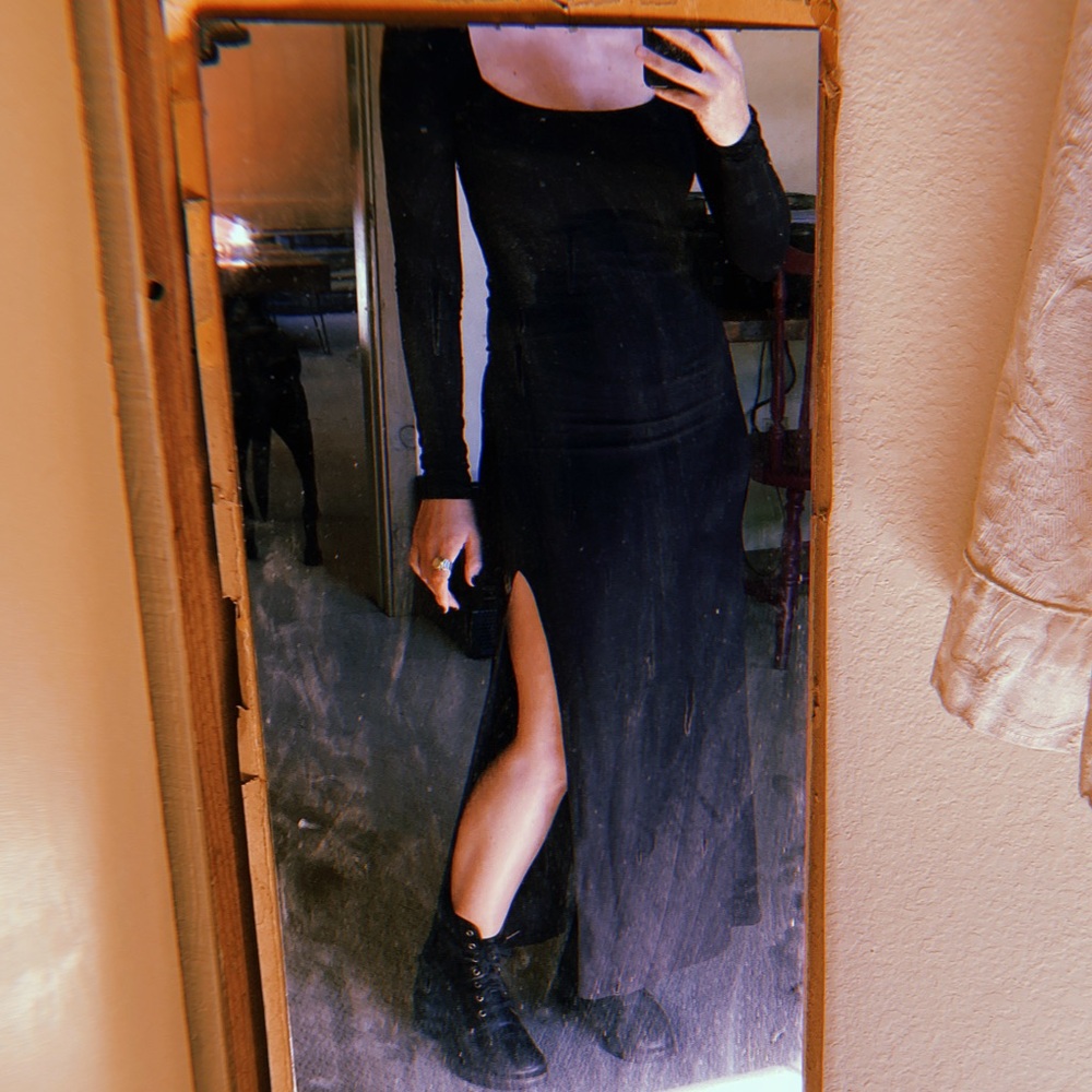 ARITZIA WILFRED FREE Black Maxi